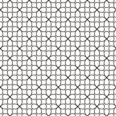 Geometrik süslemeli vektör deseni. Kusursuz tasarım dokusu.