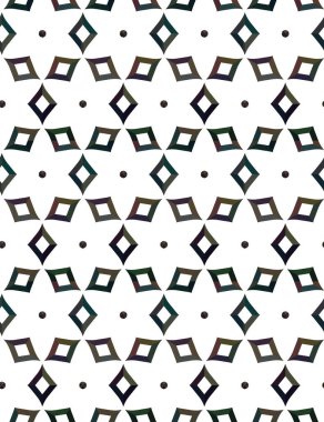 Geometrik süslemeli vektör deseni. Kusursuz tasarım dokusu.