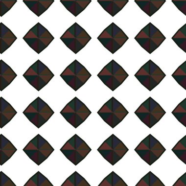 Modern geometrik vektör tasarımı, kusursuz desen çizimi
