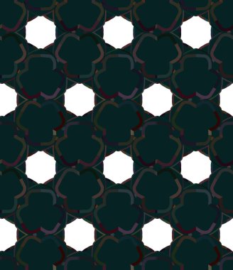 Modern geometrik vektör tasarımı, kusursuz desen çizimi