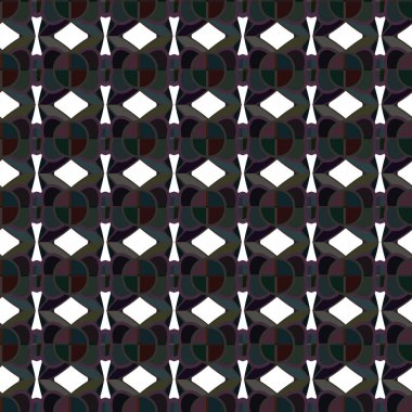 Geometrik süslemeli vektör deseni. Kusursuz tasarım dokusu.