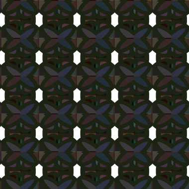 Geometrik süslemeli vektör deseni. Kusursuz tasarım dokusu.