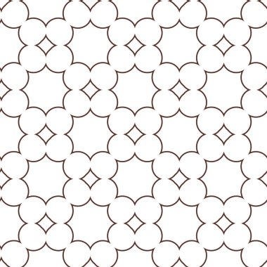 Soyut geometrik şekilli kusursuz desen