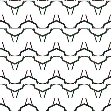 Geometrik süslemeli kusursuz desen. vektör illüstrasyonu