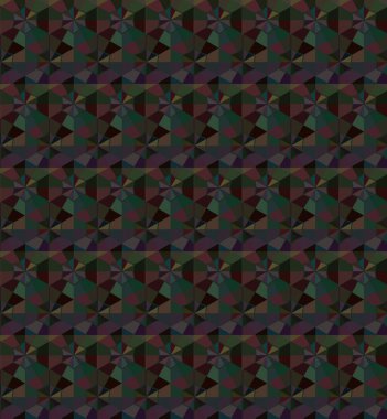 Geometrik süslemeli vektör deseni. Kusursuz tasarım dokusu. 