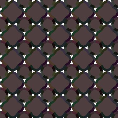 Geometrik süslemeli kusursuz desen. vektör illüstrasyonu