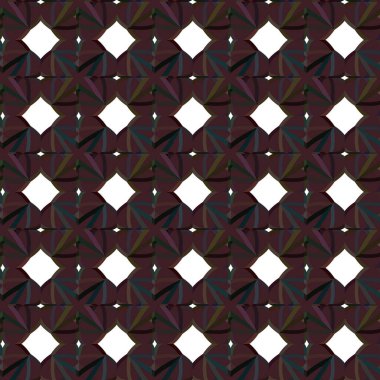 Geometrik süslemeli vektör deseni. Kusursuz tasarım dokusu.