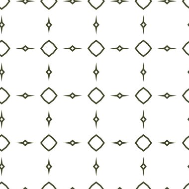 Geometrik süslemeli vektör deseni. Kusursuz tasarım dokusu.