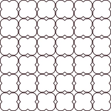 Kusursuz tasarım dokusu. Geometrik süslemeli vektör deseni. 