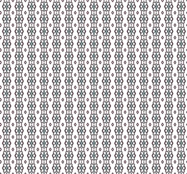 Siyah ve beyaz elementlerle kusursuz desen