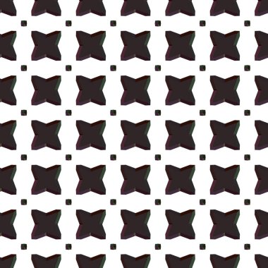 Geometrik süslemeli kusursuz desen. vektör illüstrasyonu