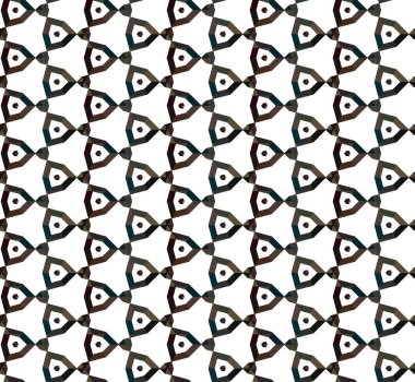 Geometrik süslemeli vektör deseni. Kusursuz tasarım dokusu.