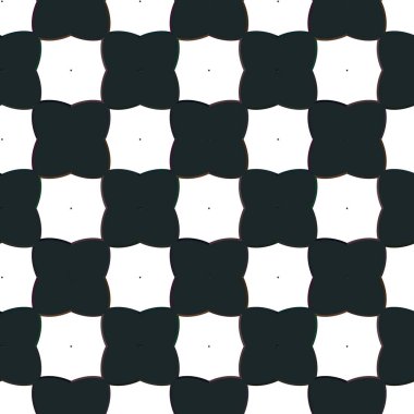 Modern geometrik vektör tasarımı, kusursuz desen çizimi