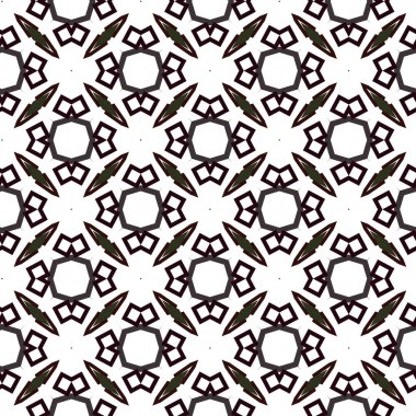 Modern geometrik vektör tasarımı, kusursuz desen çizimi