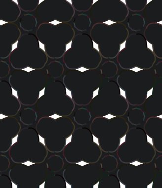 Geometrik süslemeli kusursuz desen. vektör illüstrasyonu