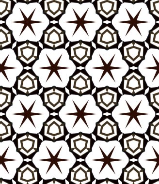 Modern geometrik vektör tasarımı, kusursuz desen çizimi