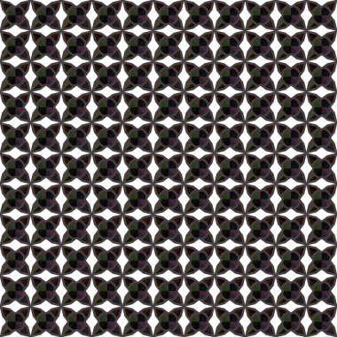 Geometrik süslemeli vektör deseni. Kusursuz tasarım dokusu.