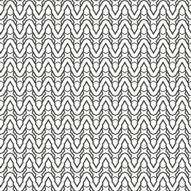 Geometrik süslemeli vektör deseni. Kusursuz tasarım dokusu.