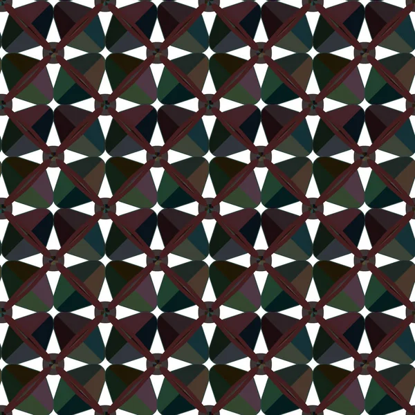 Soyut geometrik süslemeli vektör deseni. Kusursuz tasarım dokusu.