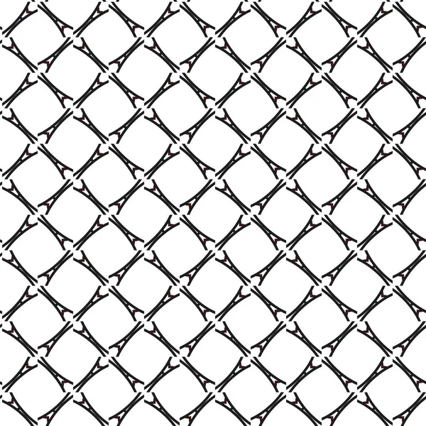 Geometric Ornamental Vector Pattern Seamless Design Texture — Stock Vector