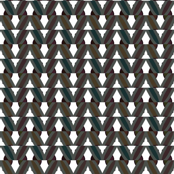 Geometrisches Ornamentales Vektormuster Nahtlose Design Textur — Stockvektor