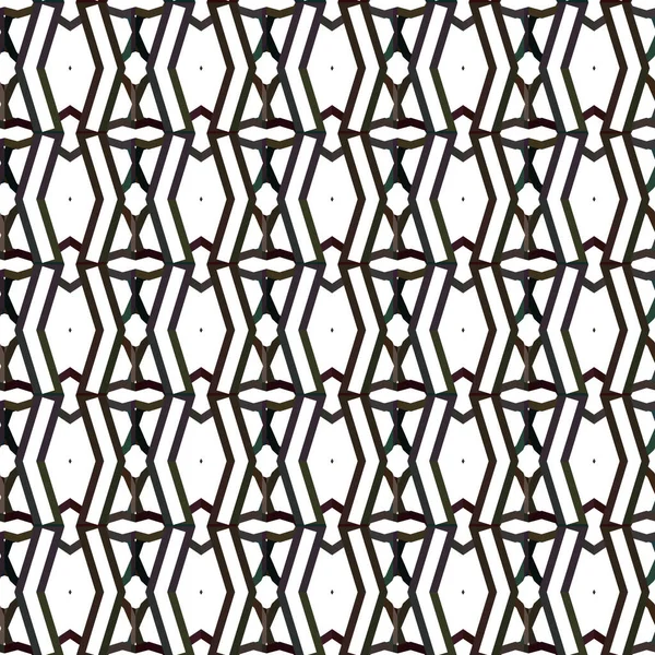 Geometrisches Ornamentales Vektormuster Nahtlose Design Textur — Stockvektor