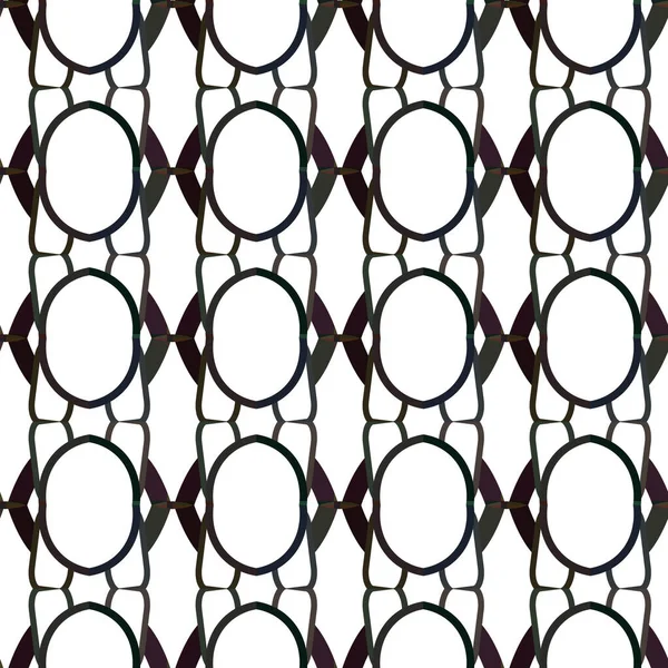 Abstraktes Geometrisches Ornamentales Vektormuster Nahtlose Design Textur — Stockvektor