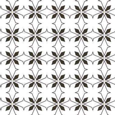 Modern geometrik vektör tasarımı, kusursuz desen çizimi