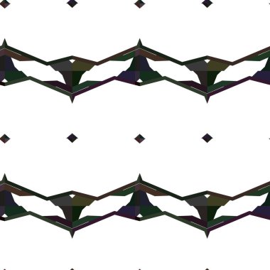 Geometrik süslemeli vektör deseni. Kusursuz tasarım dokusu.