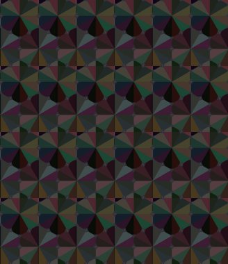 Soyut geometrik süslemeli vektör deseni. Kusursuz tasarım dokusu.