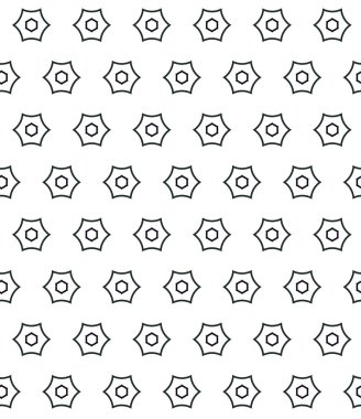 Geometrik süslemeli vektör deseni. Kusursuz tasarım dokusu. 