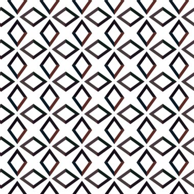 Geometrik süslemeli kusursuz desen. vektör illüstrasyonu