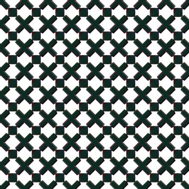 Geometrik süslemeli vektör deseni. Kusursuz tasarım dokusu. 