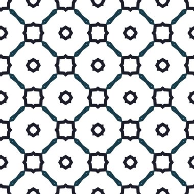 Geometrik şekilli soyut ve kusursuz desen.