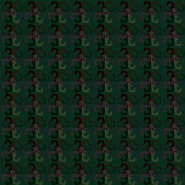 Geometrik süslemeli vektör deseni. Kusursuz tasarım dokusu.