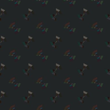 Modern geometrik vektör tasarımı, kusursuz desen çizimi