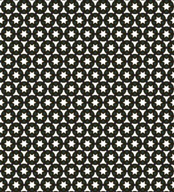 Siyah ve beyaz çiçekli kusursuz desen