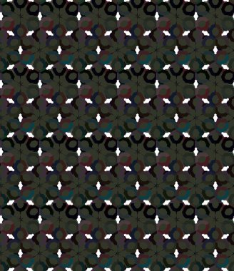 Modern geometrik vektör tasarımı, kusursuz desen çizimi