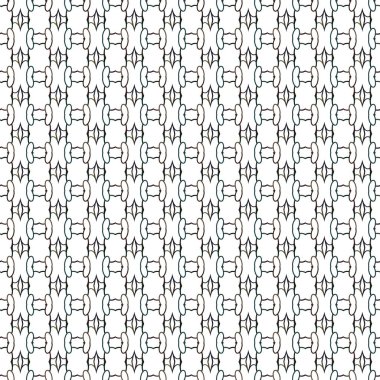 Geometrik süslemeli vektör deseni. Kusursuz tasarım dokusu.