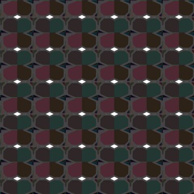 Geometrik süslemeli vektör deseni. Kusursuz tasarım dokusu.