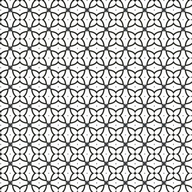 Soyut geometrik şekilli kusursuz desen