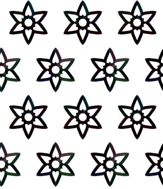 Geometrik süslemeli vektör deseni. Kusursuz tasarım dokusu.