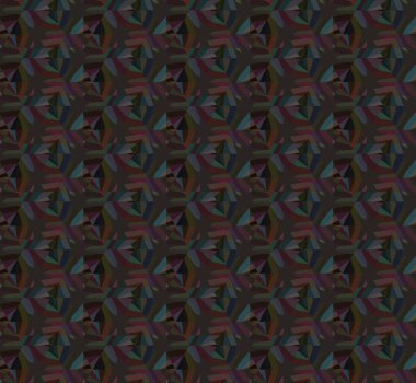 Geometrik süslemeli vektör deseni. Kusursuz tasarım dokusu. 