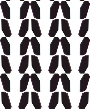 Geometrik süslemeli vektör deseni. Kusursuz tasarım dokusu.