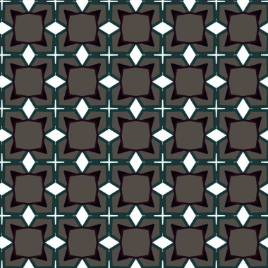 Modern geometrik vektör tasarımı, kusursuz desen çizimi