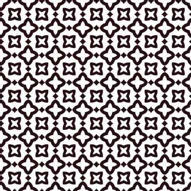 Geometrik süslemeli vektör deseni. Kusursuz tasarım dokusu. 