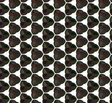 Geometrik süslemeli vektör deseni. Kusursuz tasarım dokusu.