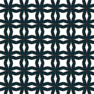 Tasarımınız için soyut elementlerle kusursuz desenlerin vektör çizimi