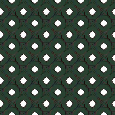 Geometrik süslemeli vektör deseni. Kusursuz tasarım dokusu.