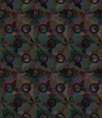 Geometrik süslemeli vektör deseni. Kusursuz tasarım dokusu. 